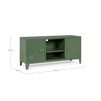 comprar MUEBLE TV 2 Puertas CAMBRIDGE VERDE online de Yes desde 224,33 €