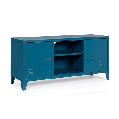 comprar MUEBLE TV 2 Puertas CAMBRIDGE AZUL online de Yes desde 224,33 €