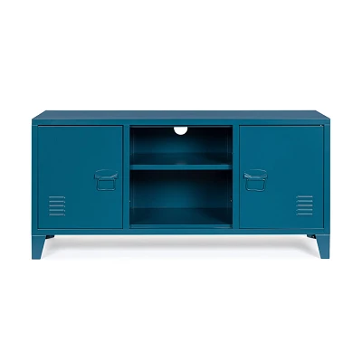 comprar MUEBLE TV 2 Puertas CAMBRIDGE AZUL online de Yes desde 224,33 €