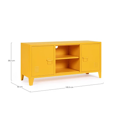 comprar MUEBLE TV 2 Puertas CAMBRIDGE AMARILLO online de Yes desde 224,33 €