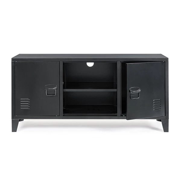 MUEBLE TV 2 Puertas  CAMBRIDGE NEGRO