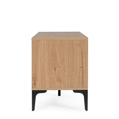 comprar MUEBLE TV 2 Puertas MELYS NATURALE-NEGRO online de Yes desde 198,20 €