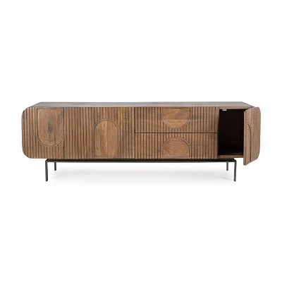 comprar MUEBLE TV 3 Puertas - 2 Cajones ORISSA NAT online de Bizzotto Homemotion desde 1,064.80