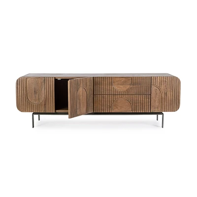 comprar MUEBLE TV 3 Puertas - 2 Cajones ORISSA NAT online de Bizzotto Homemotion desde 1,064.80