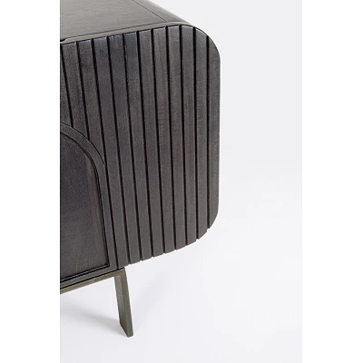 comprar MUEBLE TV 3 Puertas - 2 Cajones ORISSA NEGRO online de Bizzotto Homemotion desde 1,064.80