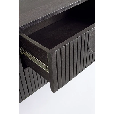 comprar MUEBLE TV 3 Puertas - 2 Cajones ORISSA NEGRO online de Bizzotto Homemotion desde 1,064.80