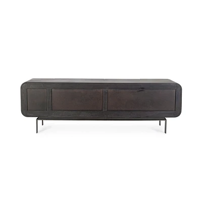 comprar MUEBLE TV 3 Puertas - 2 Cajones ORISSA NEGRO online de Bizzotto Homemotion desde 1,064.80