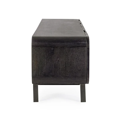 comprar MUEBLE TV 3 Puertas - 2 Cajones ORISSA NEGRO online de Bizzotto Homemotion desde 1,064.80