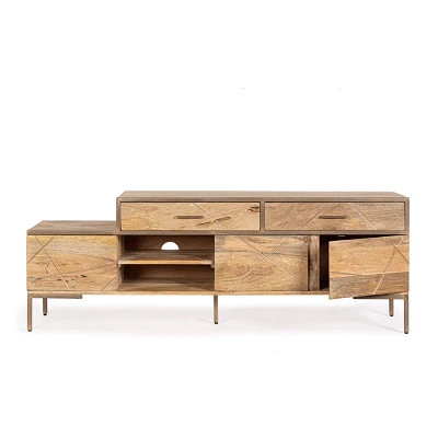 comprar MUEBLE TV 3 Puertas - 2 Cajones JAIDEV online de Bizzotto Homemotion desde 953,96 €
