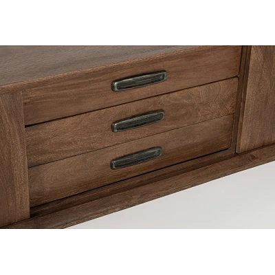 comprar MUEBLE TV 2 Puertas - 3 Cajones SHERMAN online de BIZZOTTO desde 1,026.08