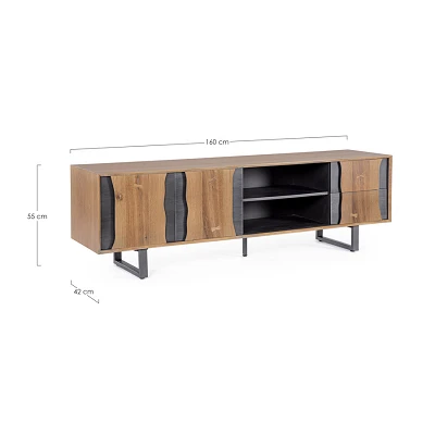 comprar MUEBLE TV 2 Puertas - 2 Cajones GARWOOD online de BIZZOTTO desde 714,38 €