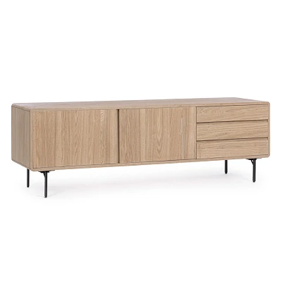comprar MUEBLE TV 2 Puertas - 3 Cajones WIDALD NATURAL online de BIZZOTTO desde 570,64 €