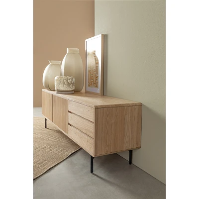 comprar MUEBLE TV 2 Puertas - 3 Cajones WIDALD NATURAL online de BIZZOTTO desde 570,64 €