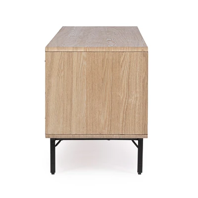 comprar MUEBLE TV 2 Puertas - 3 Cajones WIDALD NATURAL online de BIZZOTTO desde 570,64 €