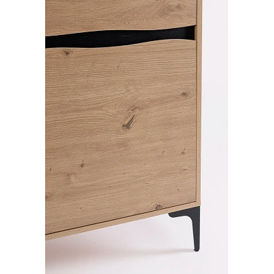 comprar MUEBLE ALTO 2 Puertas | MELYS NAT-NEGRO 100X115H online de Yes desde 259,18 €
