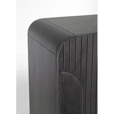 comprar MUEBLE ALTO 4 Puertas | ORISSA NEGRO online de Bizzotto Homemotion desde 1,228.03
