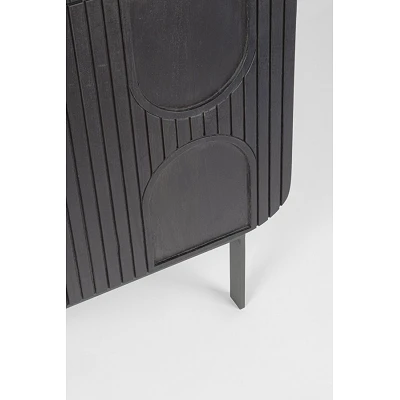 comprar MUEBLE ALTO 4 Puertas | ORISSA NEGRO online de Bizzotto Homemotion desde 1,228.03
