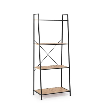 comprar ESTANTERÍA 4 Repisas HALDOR NEG-NAT 60,5X150H online de Yes desde 105,94 €