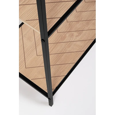 comprar ESTANTERÍA 4 Repisas HALDOR NEG-NAT 60,5X150H online de Yes desde 105,94 €