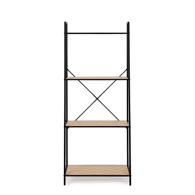 comprar ESTANTERÍA 4 Repisas HALDOR NEG-NAT 60,5X150H online de Yes desde 105,94 €