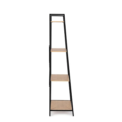 comprar ESTANTERÍA 4 Repisas HALDOR NEG-NAT 60,5X150H online de Yes desde 105,94 €