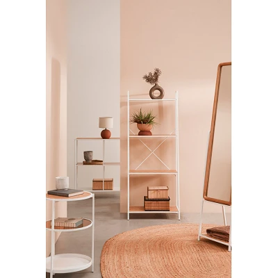 comprar ESTANTERÍA 4 Repisas HALDOR BLA-NAT 60,5X150H online de Yes desde 105,94 €