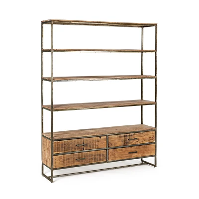 comprar ESTANTERÍA 4 Baldas4 Cajones ELMER online de Bizzotto Homemotion desde 1,616.80