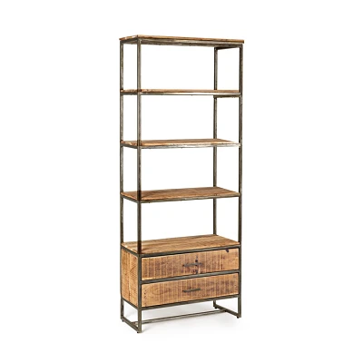 comprar ESTANTERÍA 4 Baldas2 Cajones ELMER online de Bizzotto Homemotion desde 917,42 €