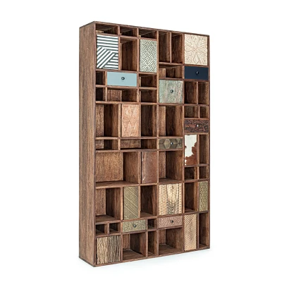 comprar LIBRERÍA 10 Alturas y 7 Cajones DHAVAL online de Bizzotto Homemotion desde 2,367.61