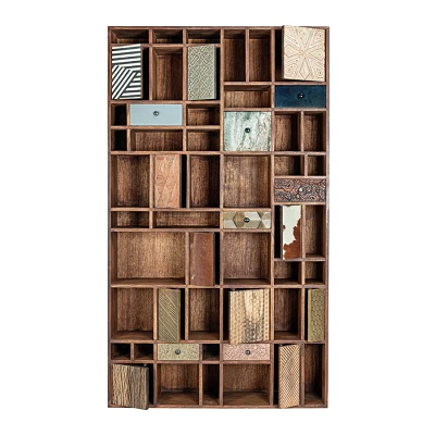comprar LIBRERÍA 10 Alturas y 7 Cajones DHAVAL online de Bizzotto Homemotion desde 2,367.61