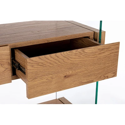 comprar LIBRERÍA 4 Puertas |2 Cajones LINE WOOD NEGRO online de BIZZOTTO desde 462,83 €