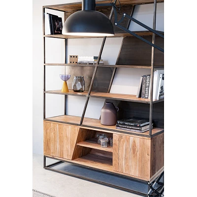 comprar LIBRERÍA 2 Puertas | JANAK online de Bizzotto Homemotion desde 1,843.07