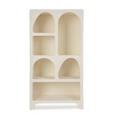 comprar LIBRERÍA CREAMY RECT BLANCO 56X105,5H online de Yes desde 209,81 €
