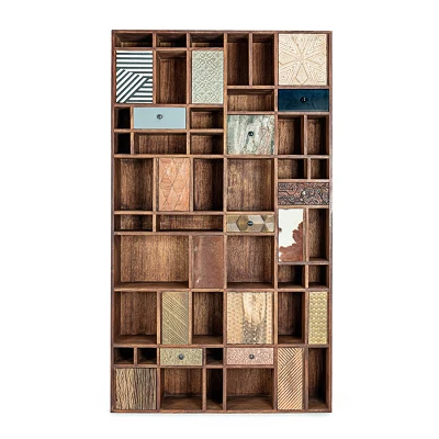 comprar LIBRERÍA 10 Alturas y 7 Cajones DHAVAL online de Bizzotto Homemotion desde 2,367.61