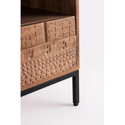 comprar MUEBLE TV 2 Puertas - 1 Cajón KINDIA 180X42X55 online de BIZZOTTO desde 986,63 €