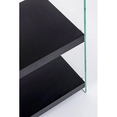 comprar LIBRERÍA 4 Puertas | LINE WOOD NEGRO online de BIZZOTTO desde 148,10 €