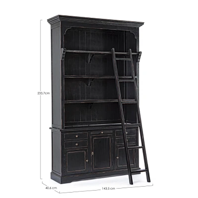 comprar ESTANTERÍA JEFFERSON NEGRO online de Bizzotto Homemotion desde 2,351.15