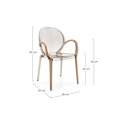 comprar SILLA CON REPOSABRAZOS | CAMILLA COFFEE               online de BIZZOTTO desde 239,58 €