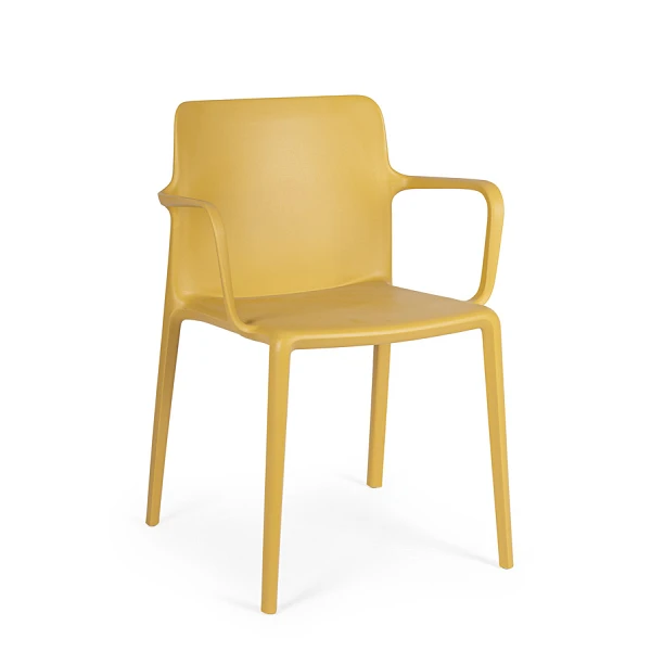 SILLA CON REPOSABRAZOS |  CHLORIS OCRE