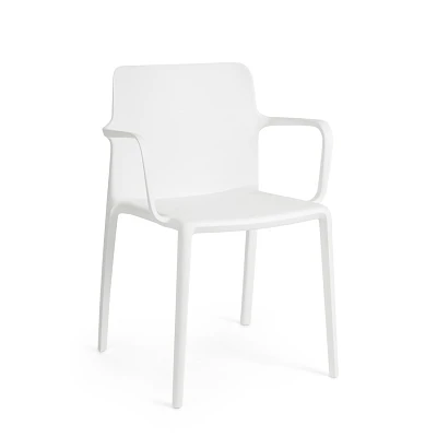 comprar SILLA CON REPOSABRAZOS | CHLORIS BLANCO online de Yes desde 92,57 €
