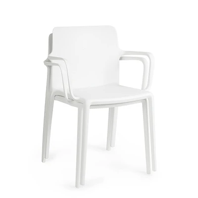 comprar SILLA CON REPOSABRAZOS | CHLORIS BLANCO online de Yes desde 92,57 €