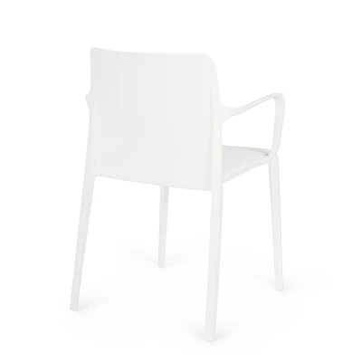 comprar SILLA CON REPOSABRAZOS | CHLORIS BLANCO online de Yes desde 92,57 €
