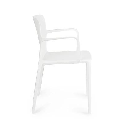 comprar SILLA CON REPOSABRAZOS | CHLORIS BLANCO online de Yes desde 92,57 €