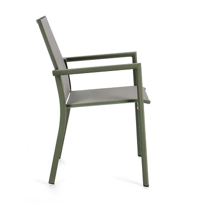 comprar SILLA CON REPOSABRAZOS | KONNOR VERDE online de BIZZOTTO desde 155,73 €