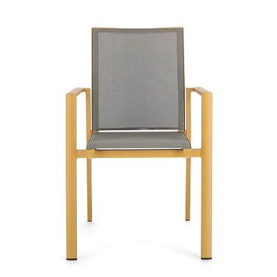 comprar SILLA CON REPOSABRAZOS | KONNOR MOSTAZA online de BIZZOTTO desde 155,73 €