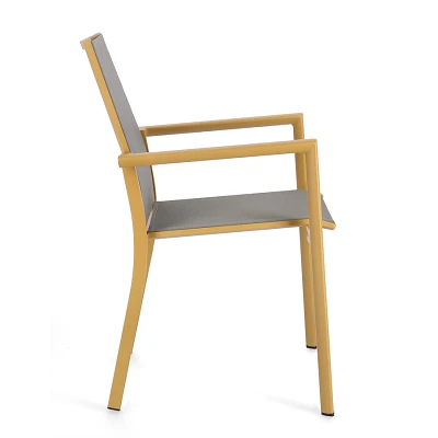 comprar SILLA CON REPOSABRAZOS | KONNOR MOSTAZA online de BIZZOTTO desde 155,73 €