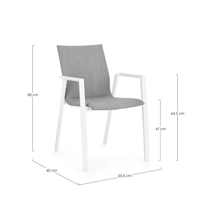 comprar SILLA CON REPOSABRAZOS | ODEON BLANCO-GRIS JX11 online de BIZZOTTO desde 199,29 € comprar SILLA CON REPOSABRAZOS | ODEON BLANCO-GRIS JX11 online de BIZZOTTO desde 199,29 €