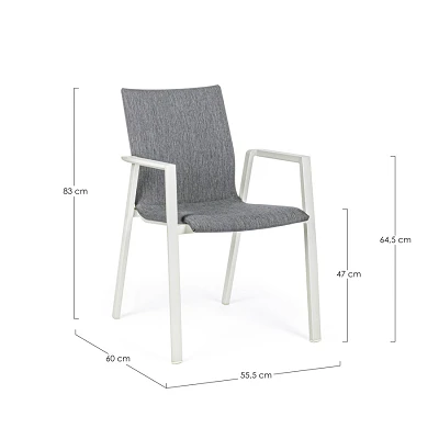 comprar SILLA CON REPOSABRAZOS | ODEON LUNAR online de BIZZOTTO desde 199,29 €