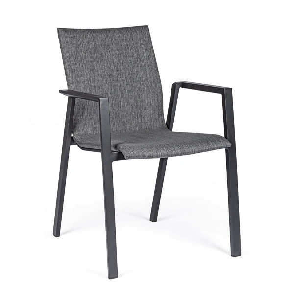SILLA CON REPOSABRAZOS |  ODEON ANTR-GRIS OSCURO JX55
