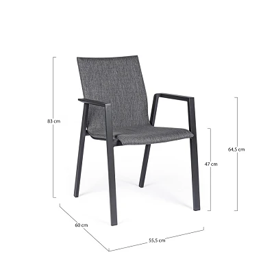comprar SILLA CON REPOSABRAZOS | ODEON ANTR-GRIS OSCURO JX55 online de BIZZOTTO desde 199,29 € comprar SILLA CON REPOSABRAZOS | ODEON ANTR-GRIS OSCURO JX55 online de BIZZOTTO desde 199,29 €